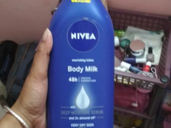 Nivea Nourishing Lotion Body Milk with Deep Moisture Serum -Nivea body lotion-By mitshu98
