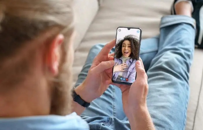 A couple on a call