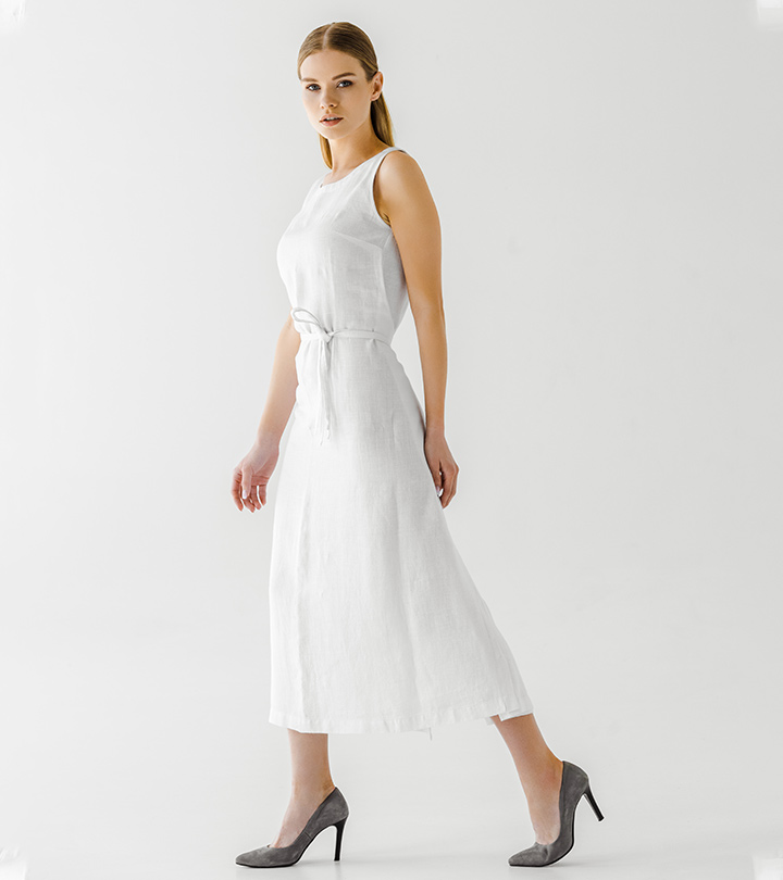 Linen Dresses for Women Natural Loose Summer Dress Beach Linen Dress Womens Clothing Casual Dress Linen Minimalist Dress