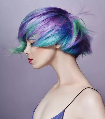 34 Stunning Blue and Purple Hair Colors