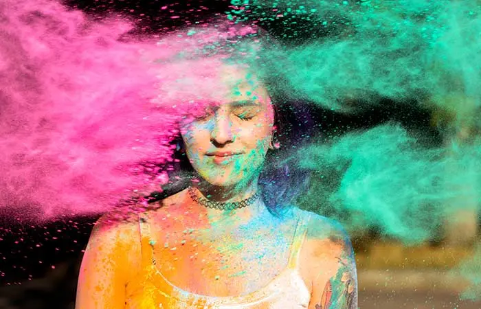 Applying Color On Someone Without Consent