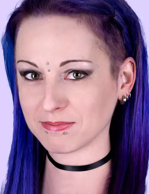 Classic blue and purple hair ideas