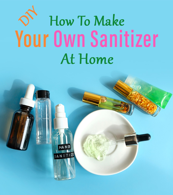 Diy Hand Sanitizer How To Make Your Own Sanitizer At Home