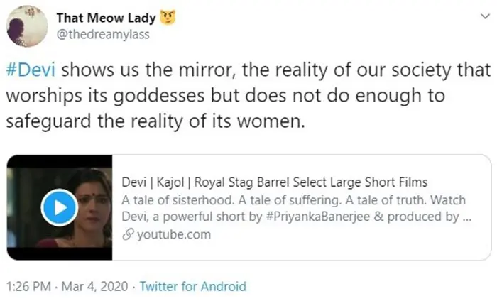 Devi has caused quite a storm on social media.-3