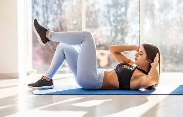Knee To Elbow Crunches