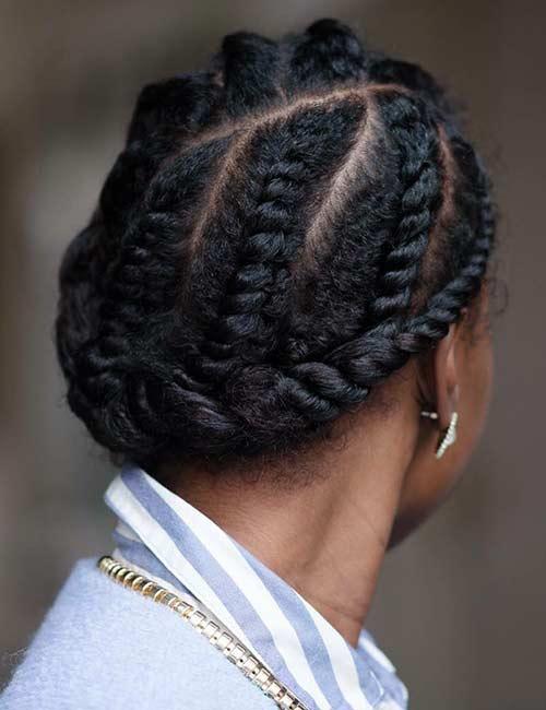 Flat Twist Hairstyles With Weave