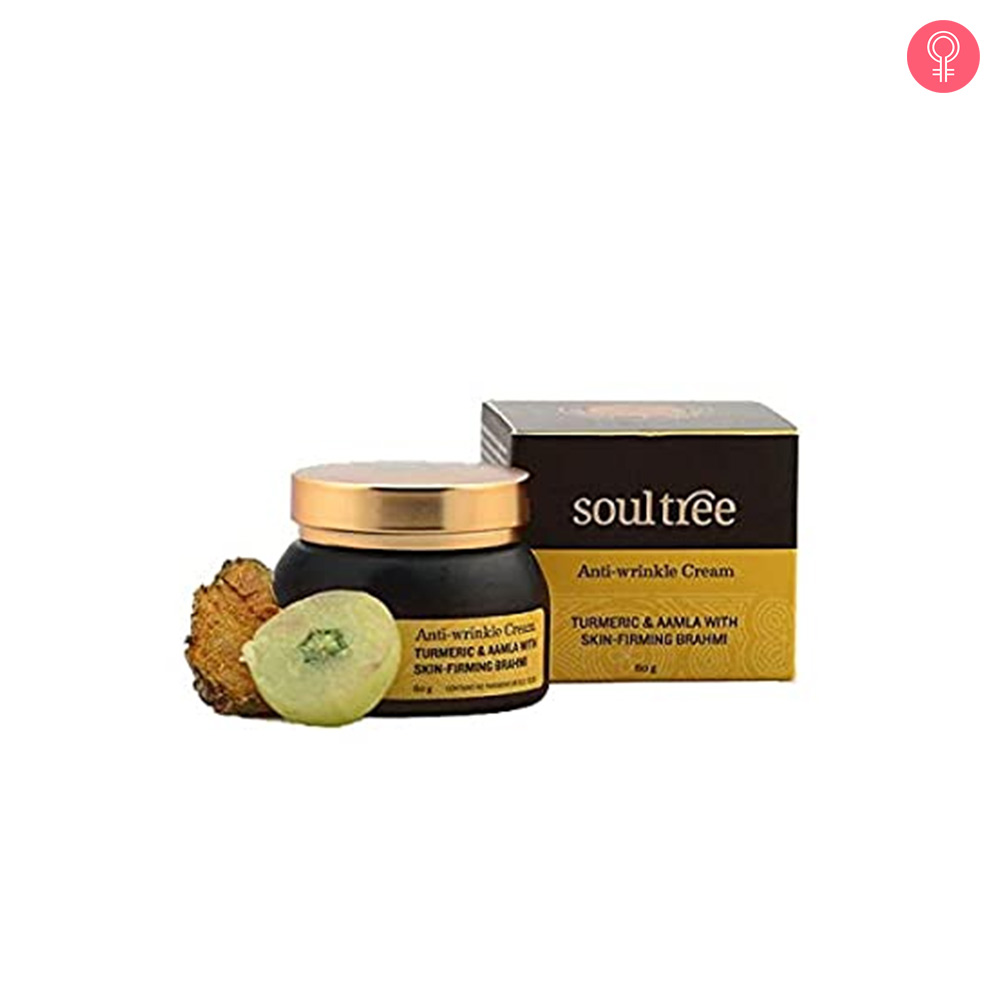 SoulTree Anti Wrinkle Cream With Turmeric, Aamla & Skin Firming Brahmi