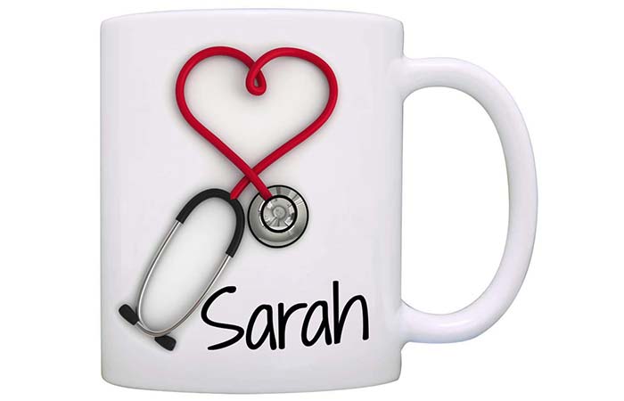 Stir Crazy Gifts Personalized Stethoscope Coffee Mug