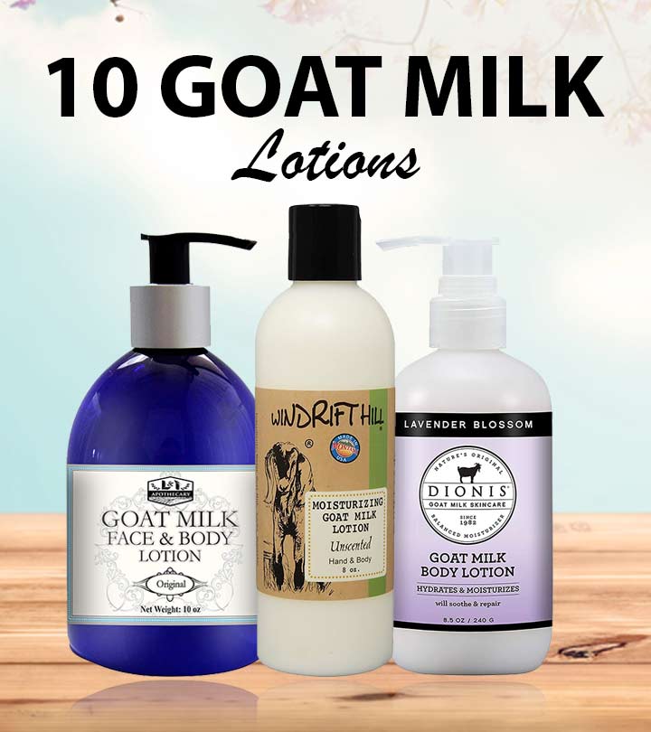Top 10 Goat Milk Lotions – 2022