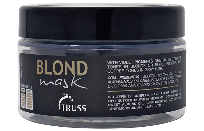 mask blonde hair truss