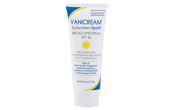 vanicream sunscreen sport