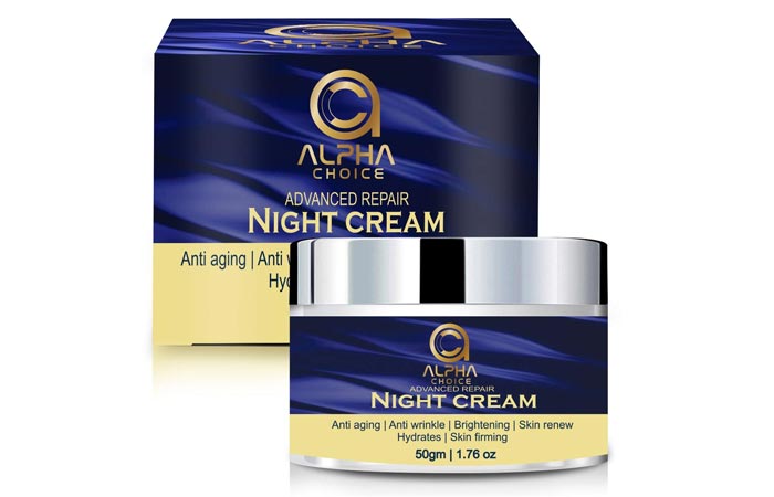 Alpha Choice Night Cream for Women and Men