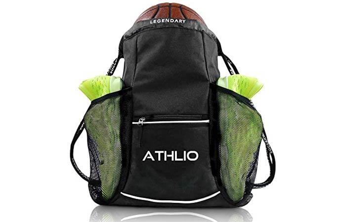  ZOORON Waterproof Drawstring Gym Backpack Bag for Men & Women,  Sport Gym Sack Mini Travel Daypack