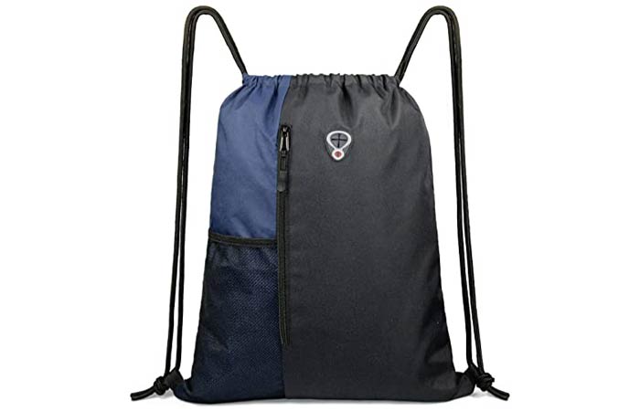 PLULON 25 Pcs Black Drawstring Backpack Bags Bulk String Backpack Cinch Sack Pull Sport Gym Backpack Bags for Yoga Traveling Outdoor Sports 