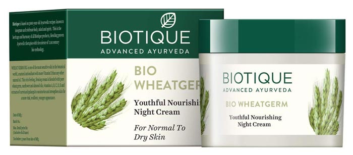 Biotic Bio Wheat Germ Forming Face and Body Night Cream for Normal to Dry Skin