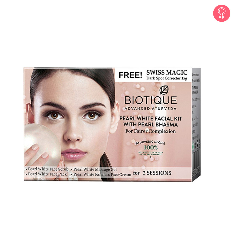 Biotique Pearl White Facial Kit With Pearl Bhasma
