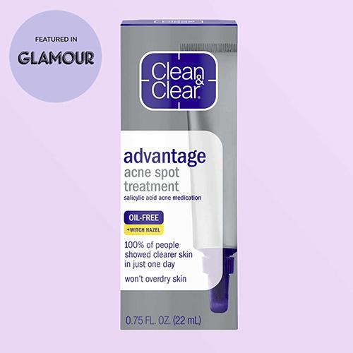 Clean & Clear Advantage Acne Spot Treatment Gel Cream with 2% Salicylic Acid Acne Medication