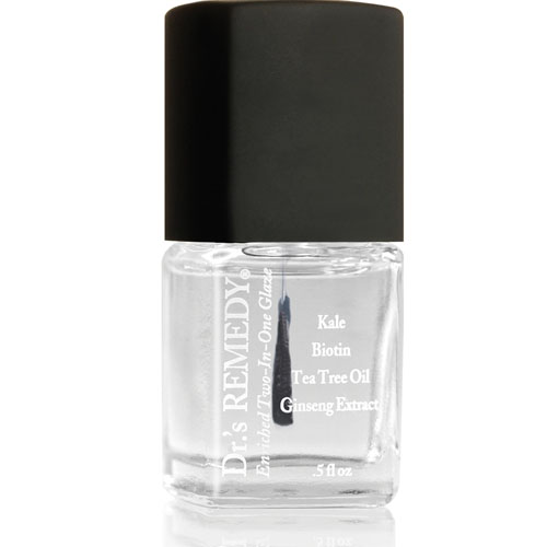 Total Two-In-One Base And Top Coat Nail Polish Clear Glaze Organic Nail Polishes