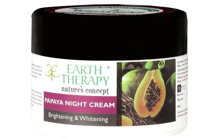 Earth Therapy Whitening and Brightening Papaya Night Cream