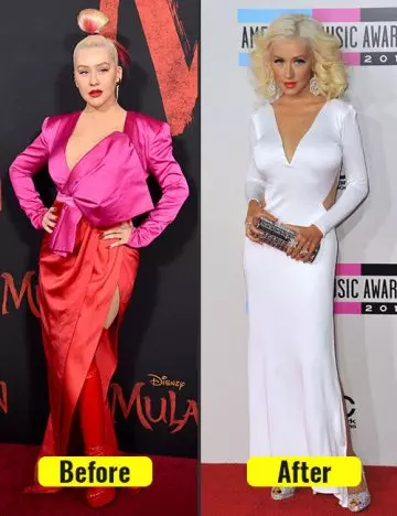 How Christina Aguilera lost weight