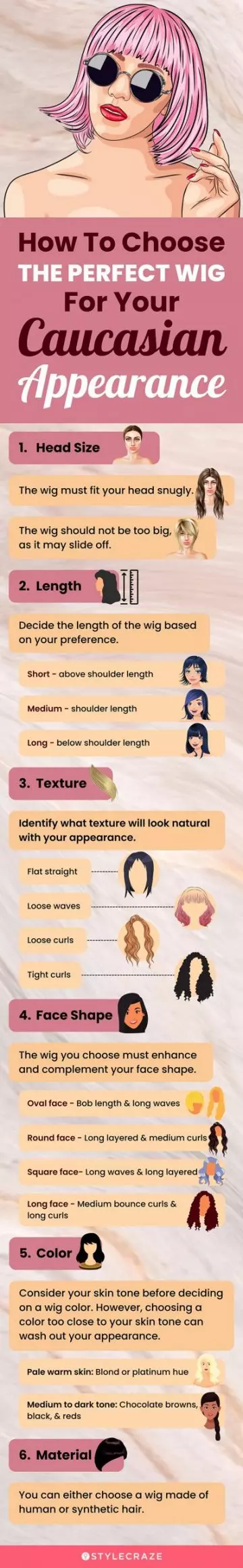 How To Choose The Perfect Wig For Your Caucasian Appearance