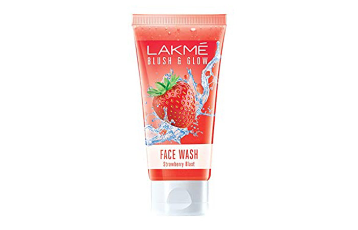  Lakme Blush & Glow Strawberry Gel Facewash