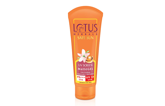 Lotus Herbals Safe Sun UV Screen Matte