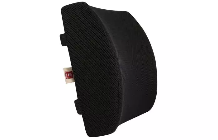 LoveHome Memory Foam Lumbar Support Back Cushion