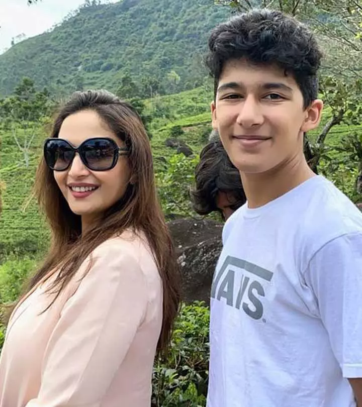 Madhuri Dixit Teaches Son To Dance