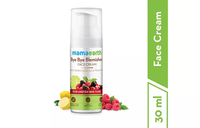 Best Paraben Free Cosmetics - Mamaearth Bye Bye Blemishes