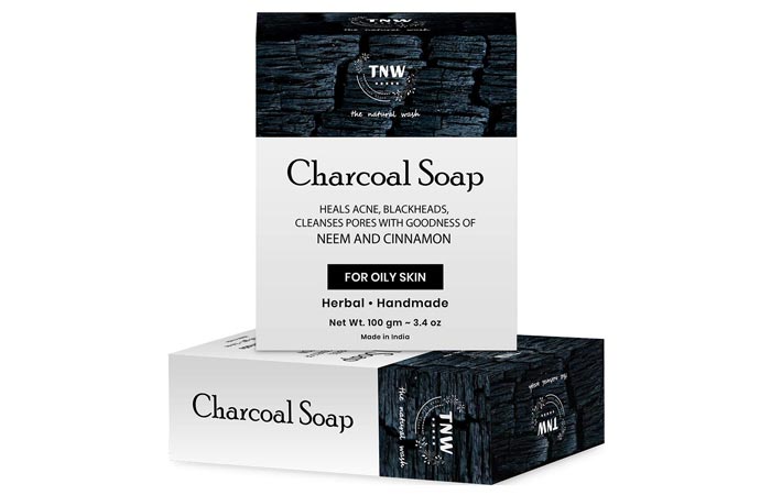 TNW Handmade Charcoal Soap for Blackheads and Acne