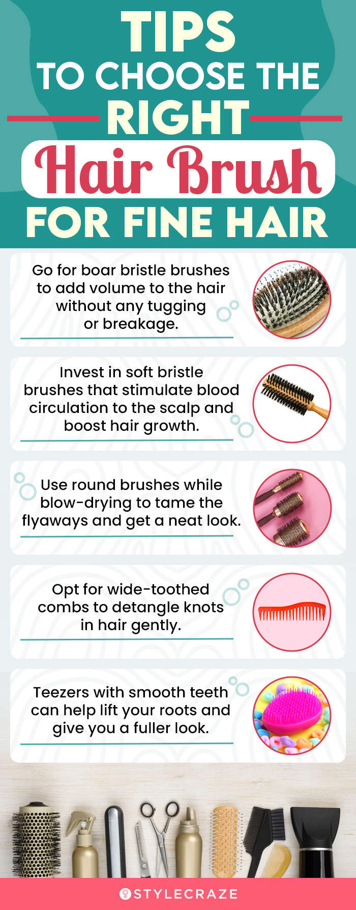 Tips To Choose The Right Hair Brush For Fine Hair