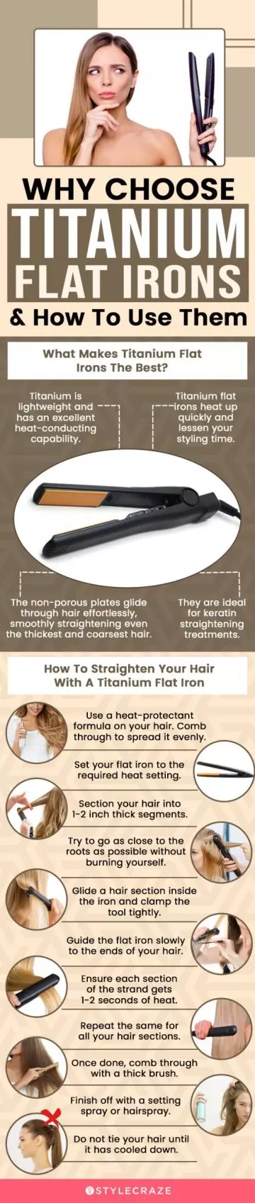 Why Choose Titanium Flat Irons & How To Use Them