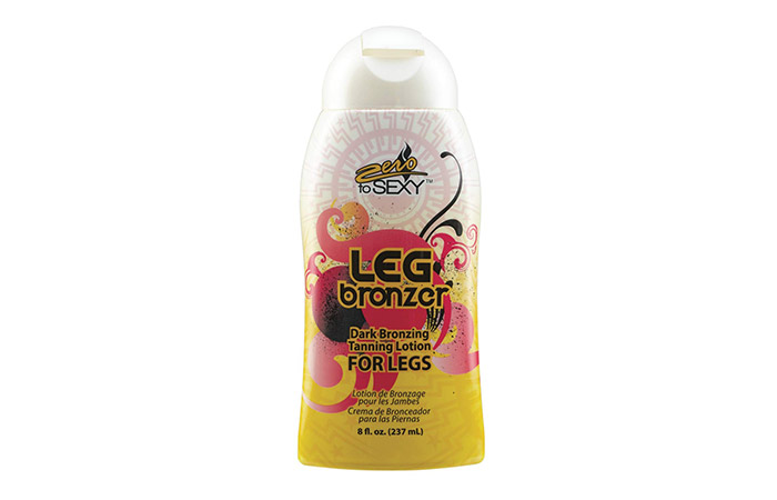 Zero To Sexy Leg Bronzer Dark Tanning Lotion