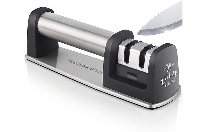 Zulay Kitchen 2-Stage Professional Knife Sharpener 