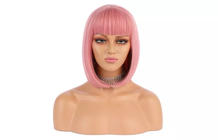 eNilecor Short Bob Hair Wigs