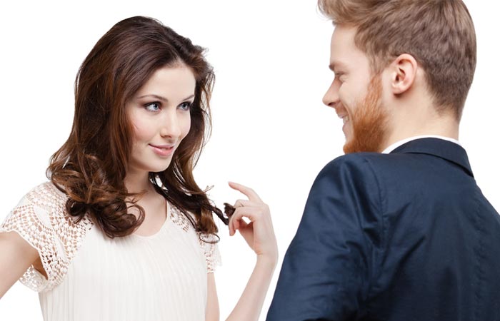 Be naughty and mischievous while talking to a guy