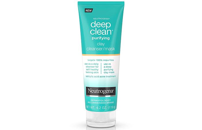 Best Dual-Purpose Mask: Neutrogena Deep Clean Purifying Clay Face Mask