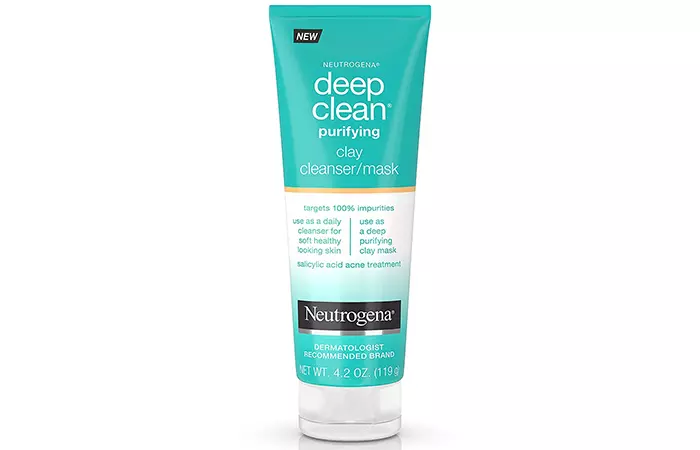 Best Dual-Purpose Mask: Neutrogena Deep Clean Purifying Clay Face Mask