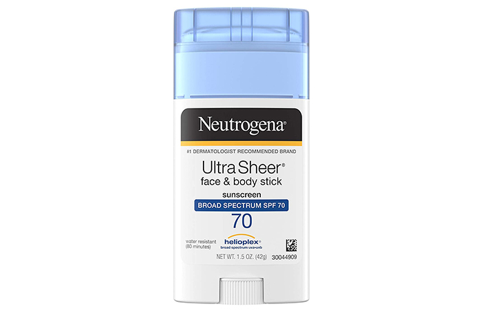 Best Overall Sunscreen Stick: Neutrogena Ultra Sheer Stick Face & Body Sunscreen