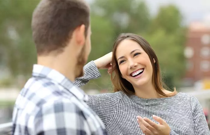 Get your crush to like you by flirting