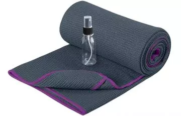 Heathyoga Non-Slip Yoga Towel