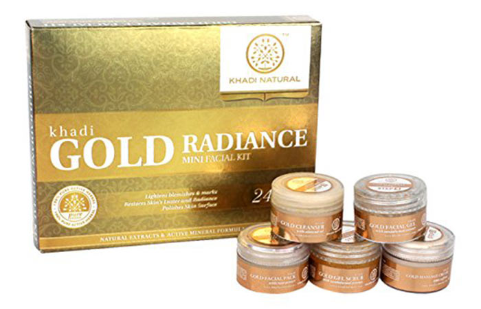  Khadi Natural Gold Mini Facial Kit