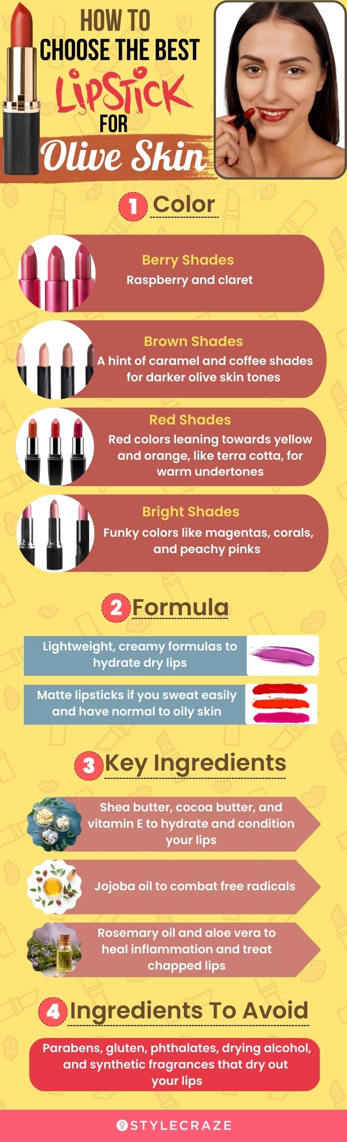How To Choose The Best Lipstick For Olive Skin