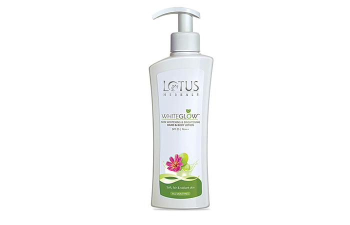 Lotus Herbals White Glow Skin Whitening and Brightening Body Lotion