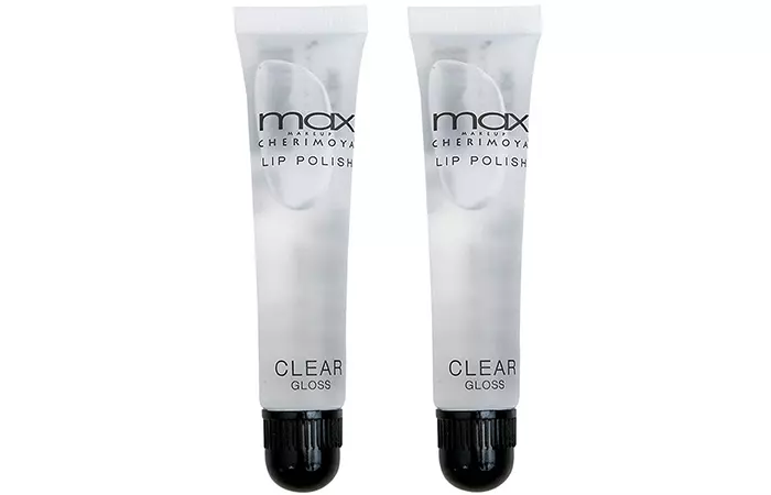 MAX Makeup Cherimoya Lip Polish Clear Gloss - Original