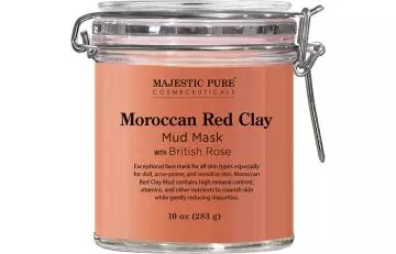 Majestic Pure Moroccan Red Clay Mud Mask