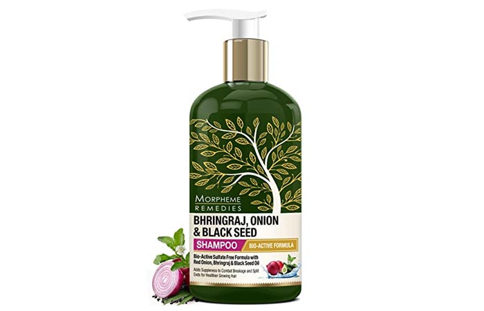 Morpheme Remedies Bhringraj, Onion and Black Seed Hair Shampoo