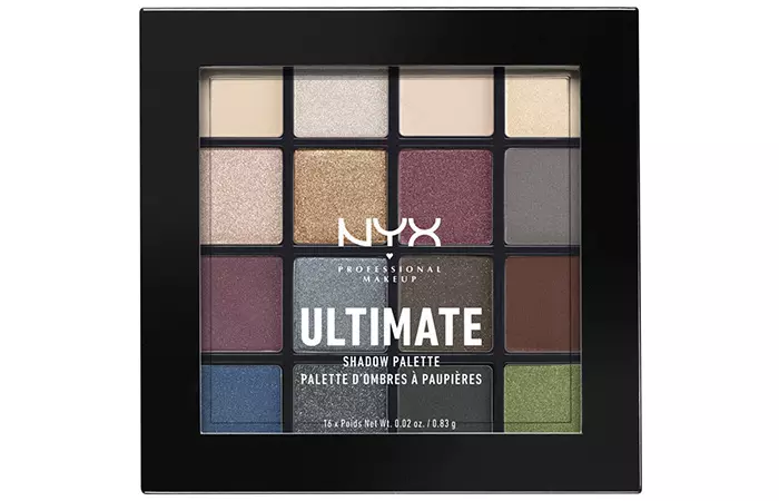 NYX Professional Makeup Ultimate Shadow Palette Smokey and Highlight