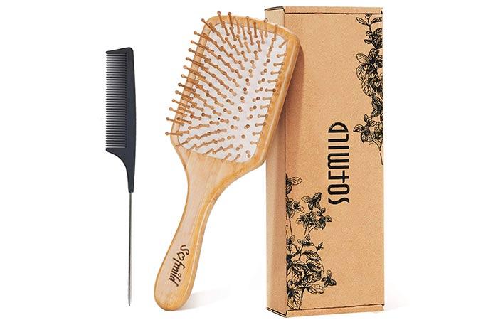 Natural Wooden Babu Hair Brush